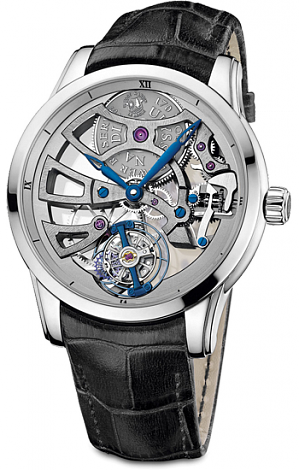 Replica Ulysse Nardin Skeleton Tourbillon Manufacture 1700-129 for sale